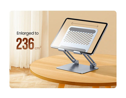 UGREEN LP134 Aluminum Tablet & Phone Stand – Adjustable Desk Holder for iPad, iPhone, Xiaomi & Laptops