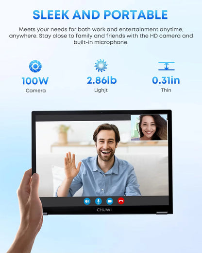CHUWI FreeBook 2-in-1 Laptop – 13.4" Touch Screen, Intel N150, 16GB RAM, 512GB SSD, Windows 11