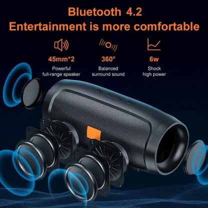 TF USB Bluetooth Portable Speaker – Dual Stereo Subwoofer, FM Radio, Voice Broadcasting