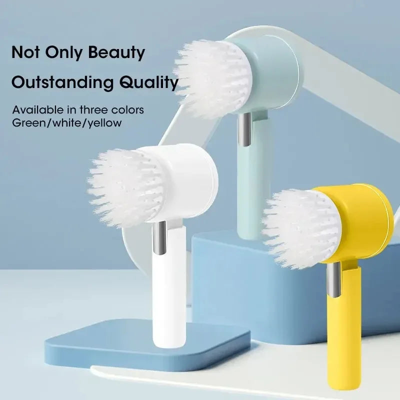 Electric Cleaning Brush | Multifunctional Rotary Scrubber for Kitchen, Bathroom & Balcony