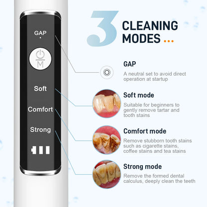 Schoben Ultrasonic Dental Scaler | Tartar & Plaque Remover | Electric Tooth Stone Cleaner