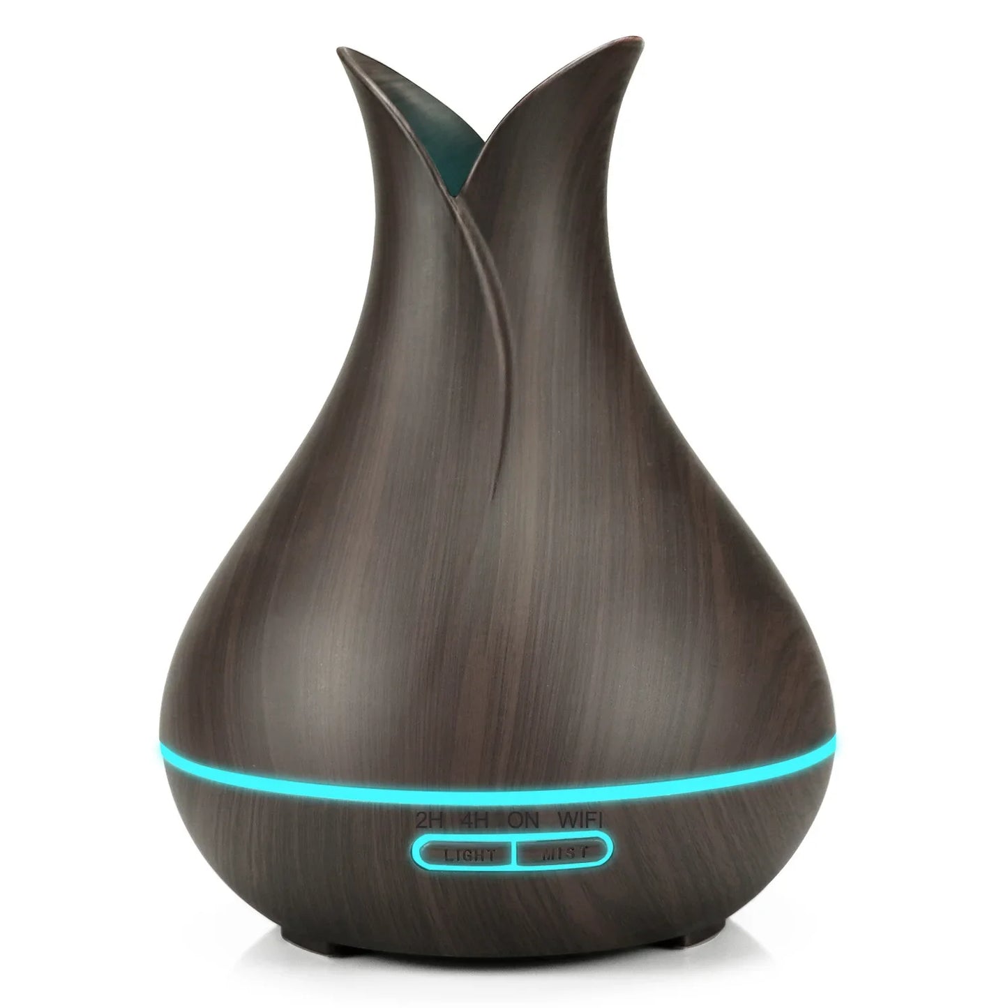 WiFi Smart Air Humidifier & Aroma Diffuser 400ml – Essential Oil, Wood Ball Design