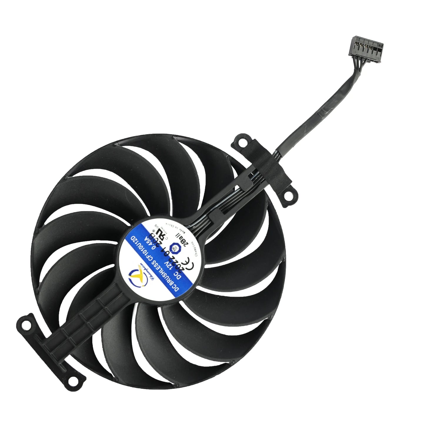 GPU Replacement Fan for ASUS Phoenix RTX 3060 / RTX 3050 – 95mm CF1010U12D 6-Pin
