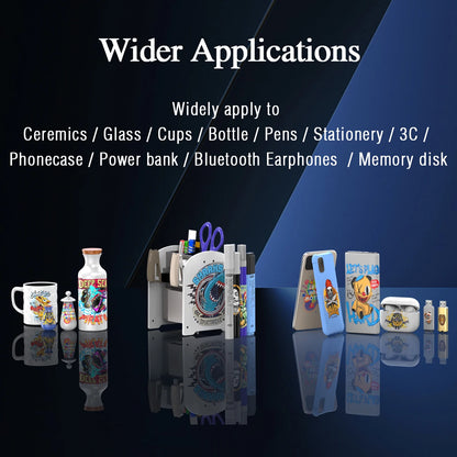 A4 UV Flatbed Printer for Epson L805 – Phone Cases, Bottles, Acrylic, PVC, UV DTF Stickers