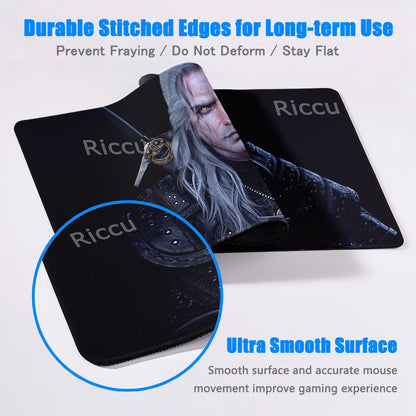 The Witcher 3 XXL Gaming Mouse Pad – Non-Slip, Lockedge, Thickened, Oversized Deskmat