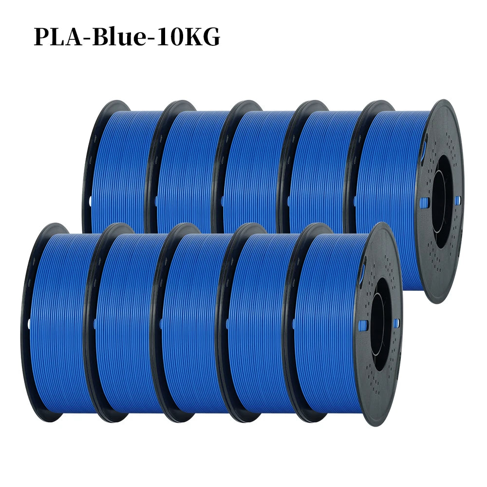 KINGROON 3D Printer Filament – 10 Rolls 1.75mm PLA / PETG, 1KG Each, Mix Colors, 22LBS Total