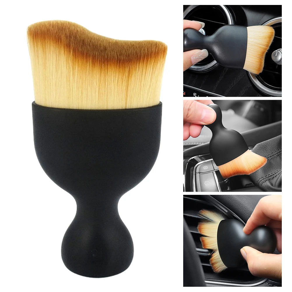 Nano Fiber Car Detailing Brush – Scratch-Free Interior Cleaning