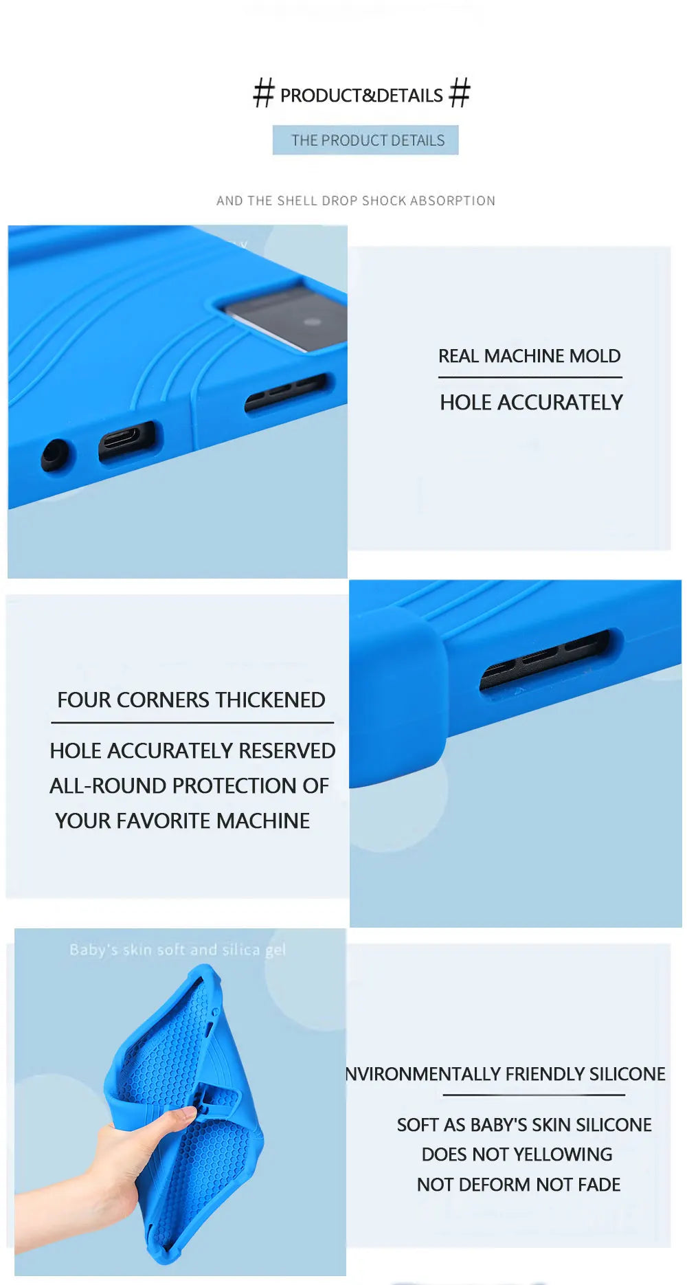 TCL Tab 10L Gen 4 Case | Shockproof Silicone Cover | 10.1" | Kids Friendly | 9 Colors