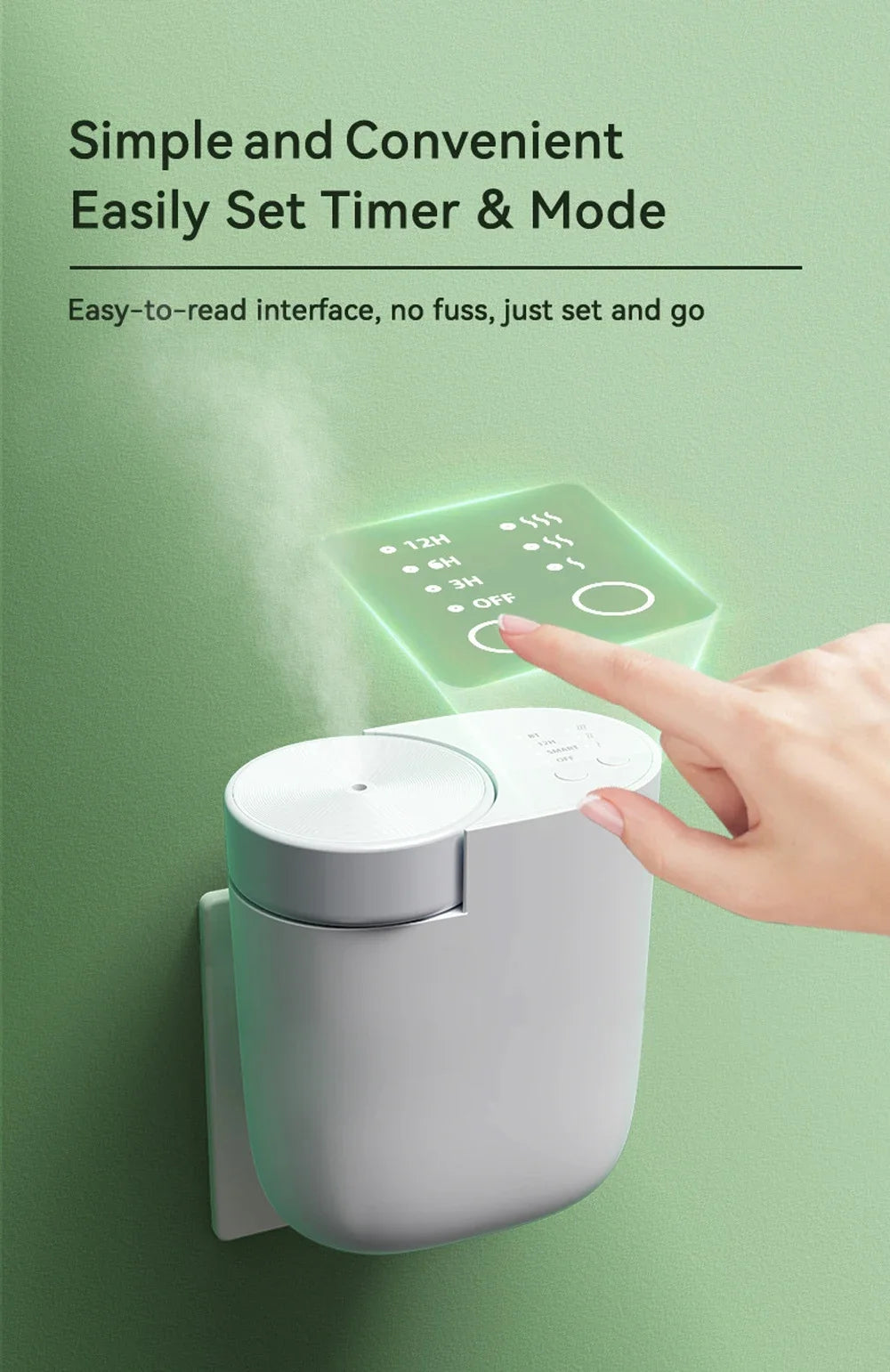 PDQ Plug-In Waterless Aroma Diffuser – Bluetooth Essential Oil Scent Machine