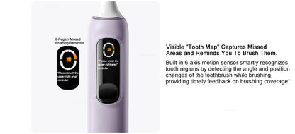 MIJIA Sonic Electric Toothbrush Pro – Smart 4 Modes, LED Screen, Travel Lock, IPX8, Long Battery Life