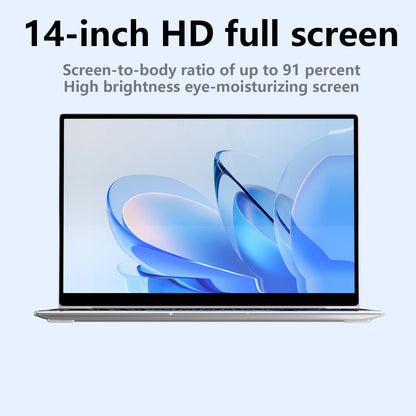 14.1" Ultra Slim Notebook – Intel N3700 16GB RAM 2TB SSD 1920x1080 Windows 11 Pro