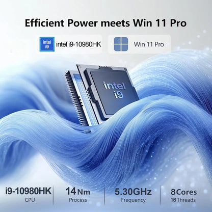 15.6" Laptop – Intel Core i9, 16GB RAM, 1TB SSD, Windows 11 Pro
