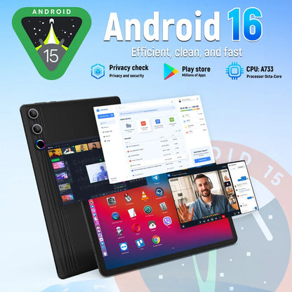 URAO G9L 11.5" Android 15 Tablet | 30GB RAM | 128GB+1TB | 2K IPS | 8400mAh | WiFi 6 | Widevine L1