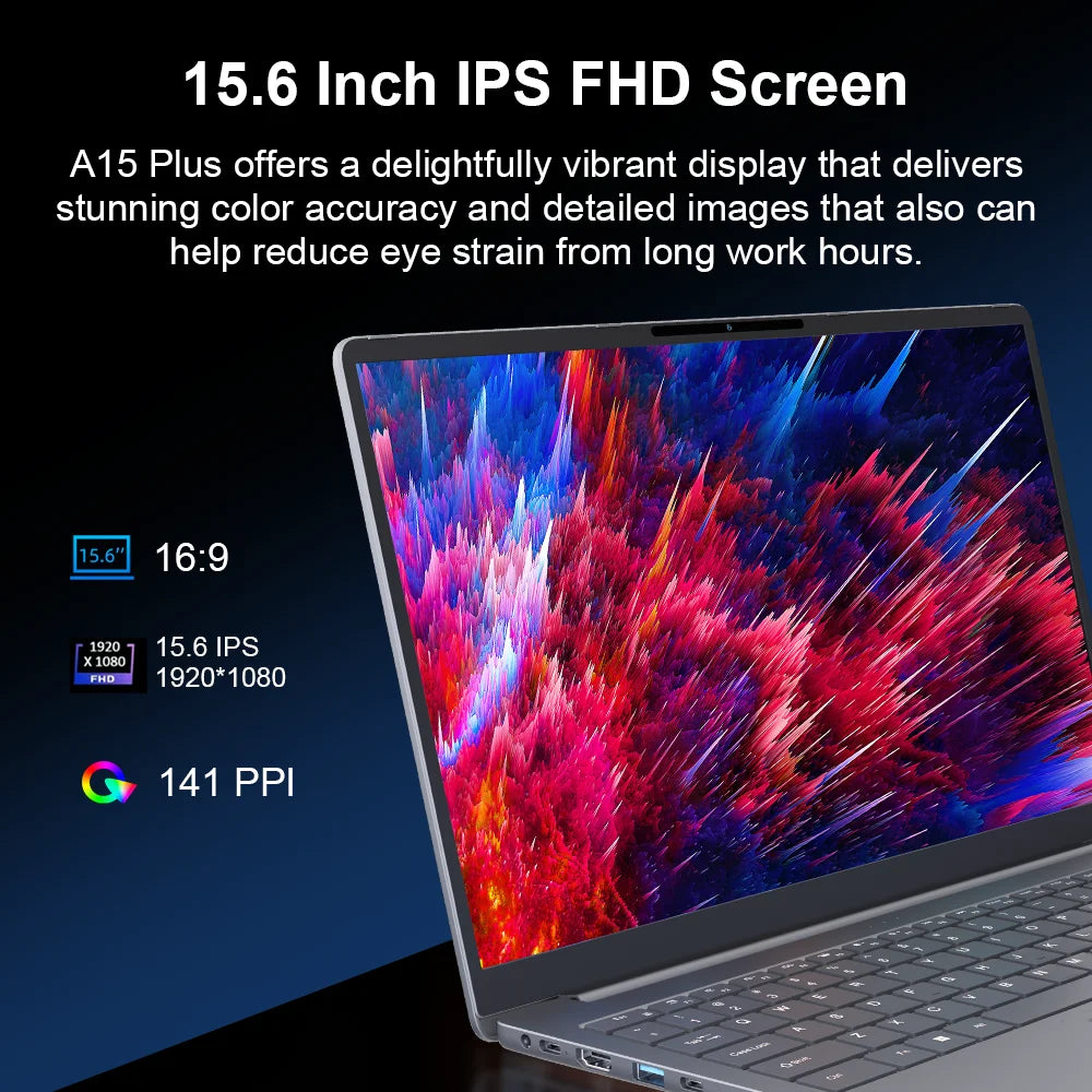 Ninkear A15 Plus – AMD Ryzen 7 5825U, 16GB DDR4, 1TB SSD, 15.6" FHD IPS, Fingerprint, Windows 11