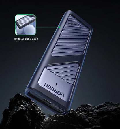 UGREEN M.2 SSD Enclosure | NVMe & SATA | USB 3.2 Gen2 20Gbps | Supports 2230–2280