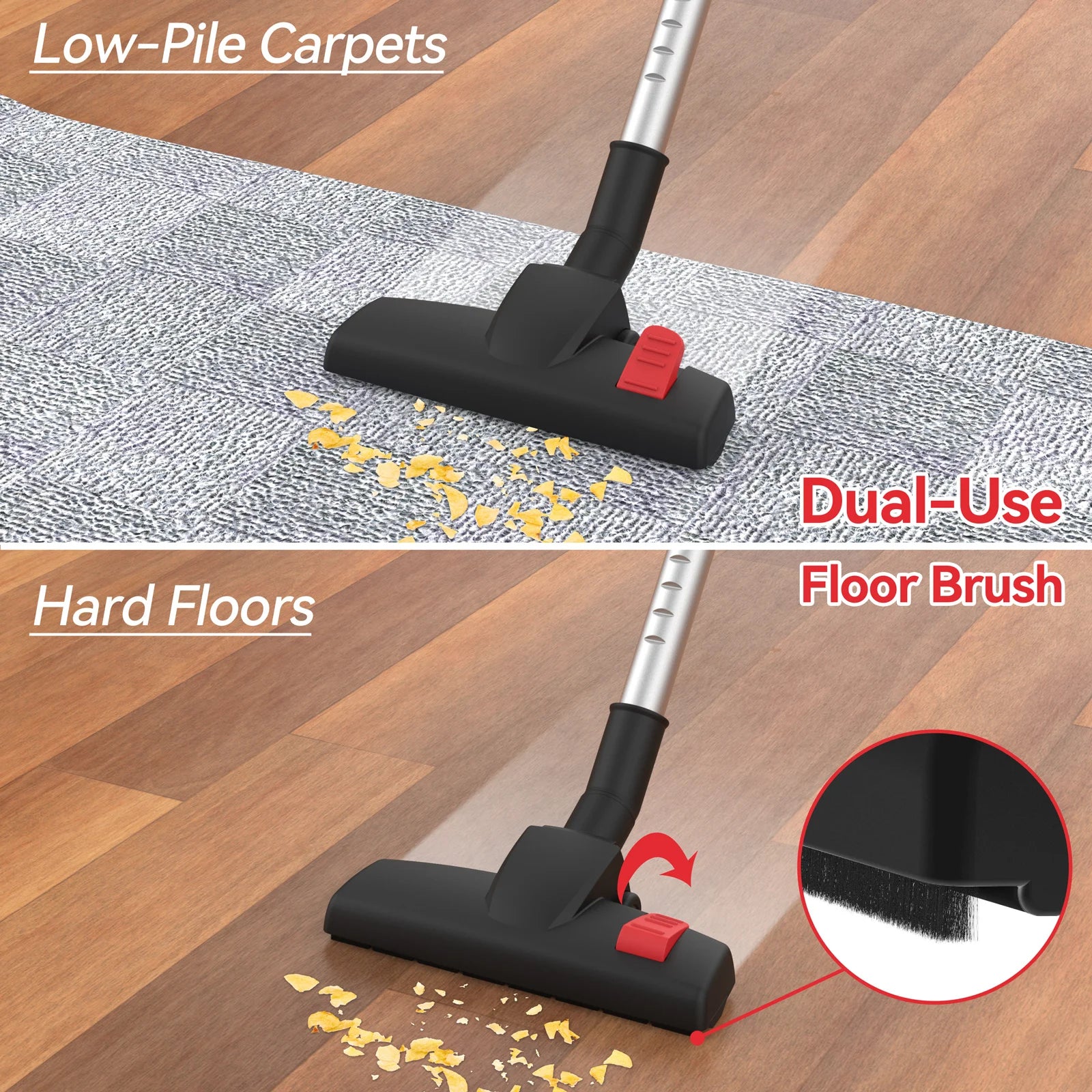 INSE I5 corded vacuum cleaner with 600W motor, handheld and stick design, powerful 18Kpa suction for pet hair and carpet cleaning.