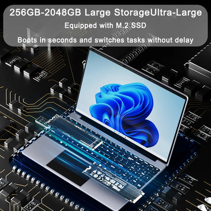 15.6" Portable Laptop – Intel 6500Y, 32GB RAM, Up to 2TB SSD, Backlit, Fingerprint
