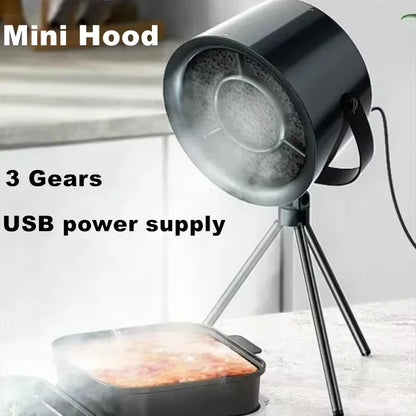 CREAROMA USB Desktop Mini Range Hood | Portable Kitchen Exhaust Fan | CE Certified