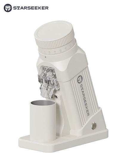 STARSEEKER E64 Espresso Grinder – 64mm Titanium Flat Burr, Stepless