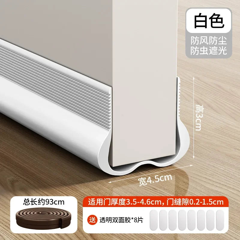 PVC Adjustable Door Bottom Seal Strip – Draft Stopper & Weather Strip