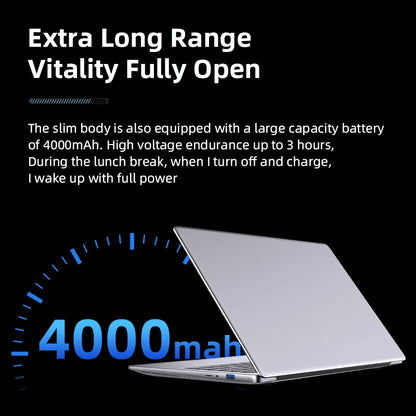 BYONE N7P-N4000 14" Ultraslim Laptop – Intel Celeron N4000, 8GB DDR4, 128GB–1TB SSD, Windows 11