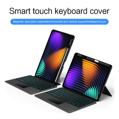 Detachable Magic Keyboard For Xiaomi Pad 7 MIPad7 Case Pencil Holder for Xiaomi Pad 7 Pro Mi Pad 7 2024 11.2" Tablet Cover Case