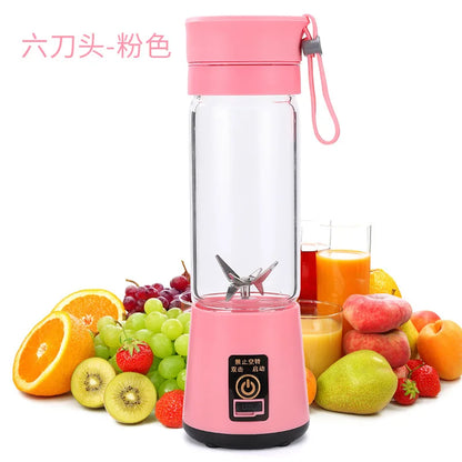Mini Portable USB Juicer Blender – Electric Fruit Mixer
