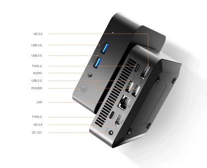Mini PC Intel Core i7-4510U – Triple Display, 16GB RAM, up to 2TB SSD, Windows 11