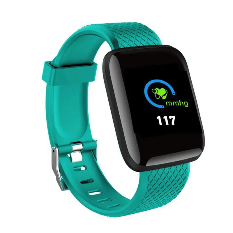 R.E.D. Shopping Y68/D20 smartwatch with Bluetooth fitness tracker, sleep monitor, and music control showing on a wrist.