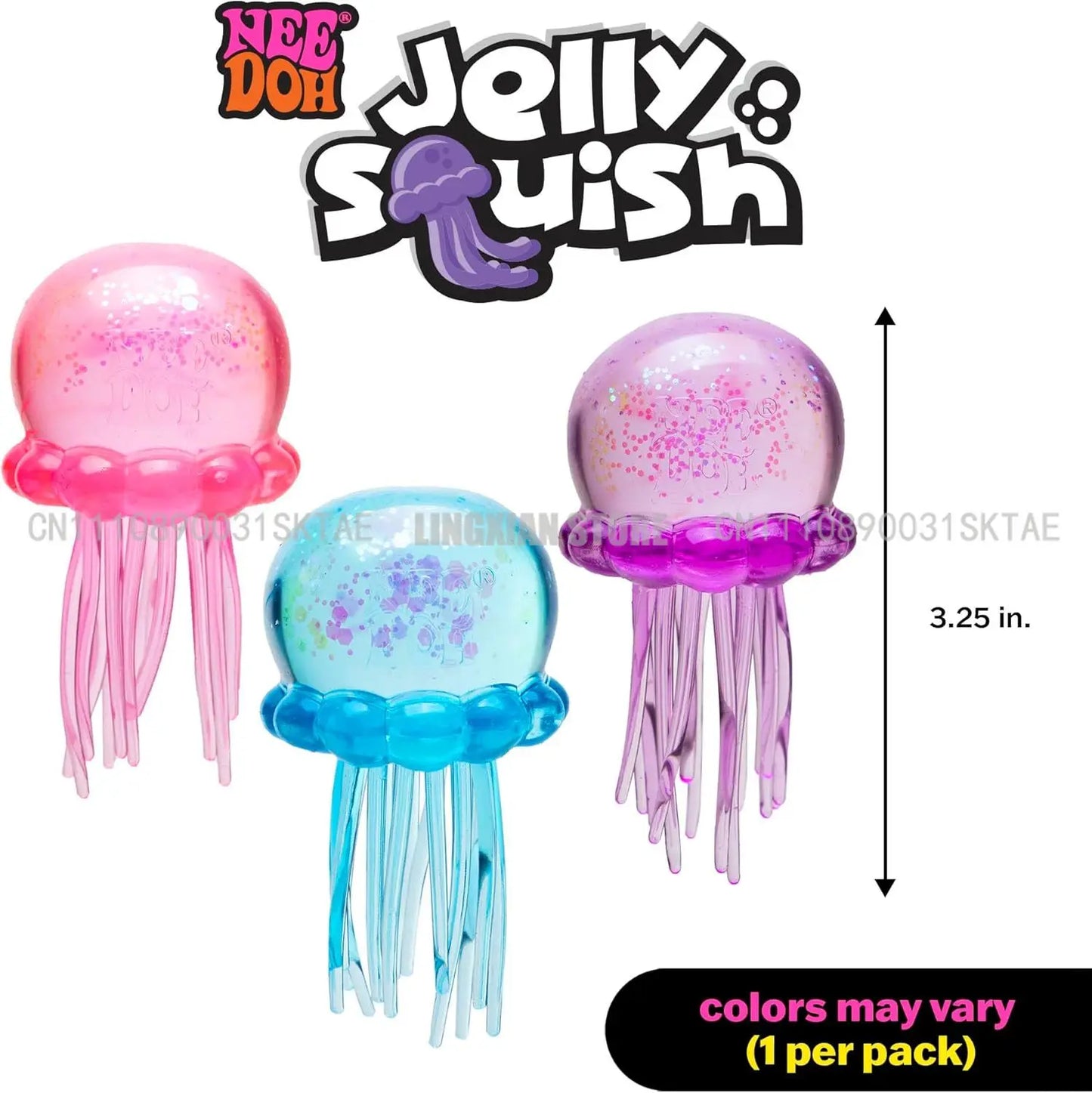 Octopus Stress Ball Squishy | Soft Jellyfish Sensory Fidget Toy for Anxiety & ADHD