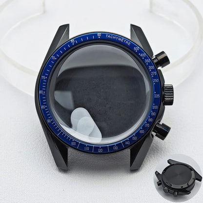 39.7mm Men's Watch Case for VK63 Movement – Metal Case with 20mm Strap Fit & Watch Box