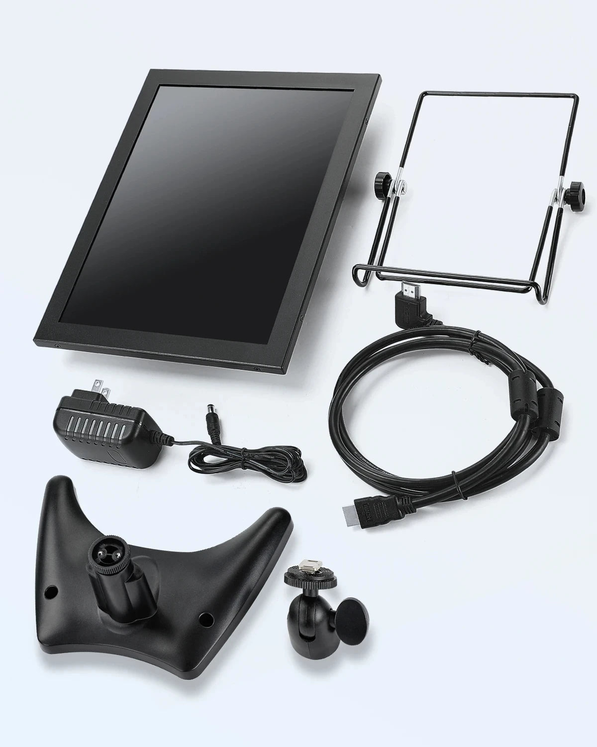 EYOYO 12" 2K QHD Monitor | 2560x1440 IPS | HDR400 | HDMI VGA | Built-in Speaker | Laptop PS4 Xbox