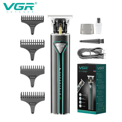 VGR T9 Hair Clipper V-009 – Professional Rechargeable Cordless Beard Trimmer & Haircut Machine for Men