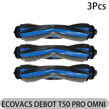 ECOVACS DEEBOT T50 PRO OMNI Replacement Parts | Main Brush, Side Brush, HEPA Filter, Mop, Dust Bag