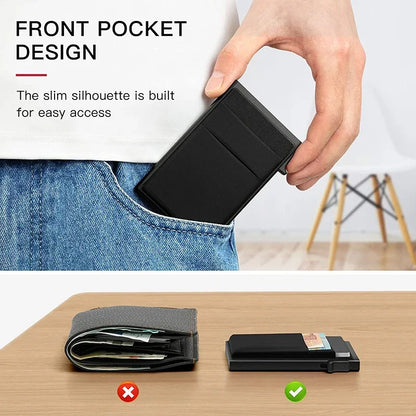 RFID Blocking Slim Metal Card Holder Wallet
