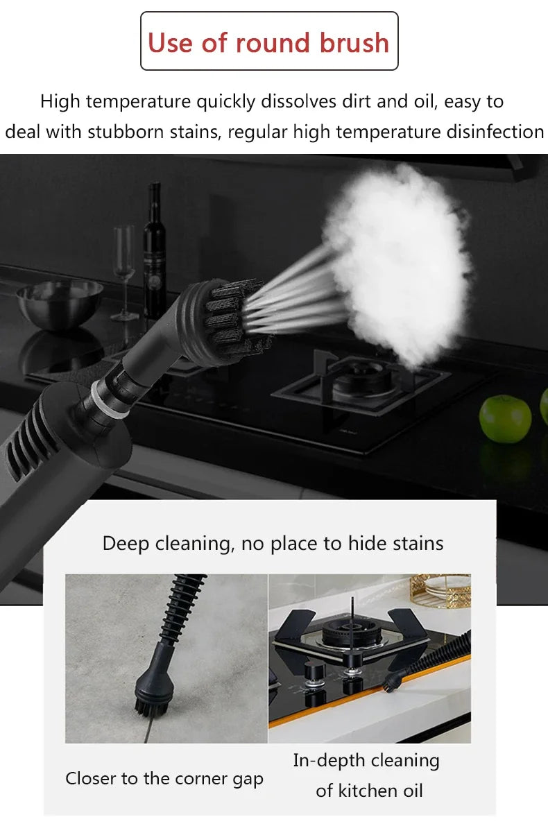 2000W High-Temperature High-Pressure Steam Cleaner – Sterilization, Mite Removal, Disinfection | Home, Kitchen & Car | 220V