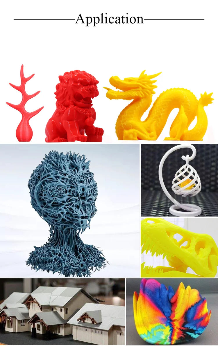 3D Printer Filament Bundle – 10KG, 1.75mm PLA / PETG, 10 Rolls, Mixed Colors & Materials, Fast Ship