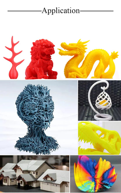 3D Printer Filament Bundle – 10KG, 1.75mm PLA / PETG, 10 Rolls, Mixed Colors & Materials, Fast Ship