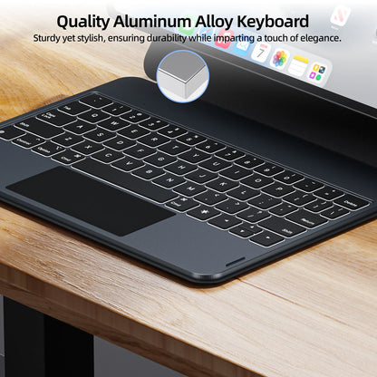 GOOJODOQ Magic Keyboard Case for iPad Pro 11 M4, Air 4/5/6 – PD18W, Pogo Pin, Gesture Trackpad