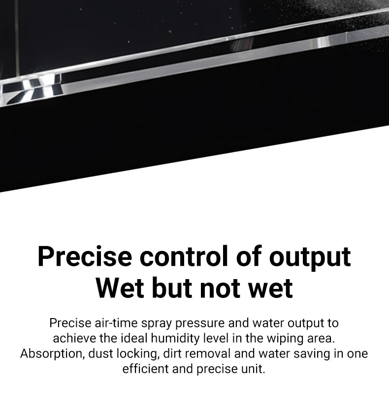 DIVEDEER Intelligent Window Cleaner – Automatic Water Spray, Anti-Fall Magnetic Glass Cleaner