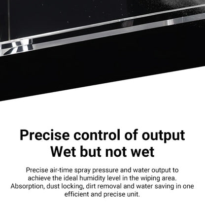 DIVEDEER Intelligent Window Cleaner – Automatic Water Spray, Anti-Fall Magnetic Glass Cleaner