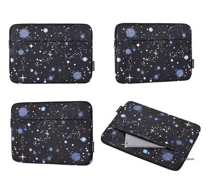 Laptop Sleeve Bag 11–15.6 Inch – Canvas, Zipper, for MacBook, Lenovo, HP, Acer – Multiple Prints