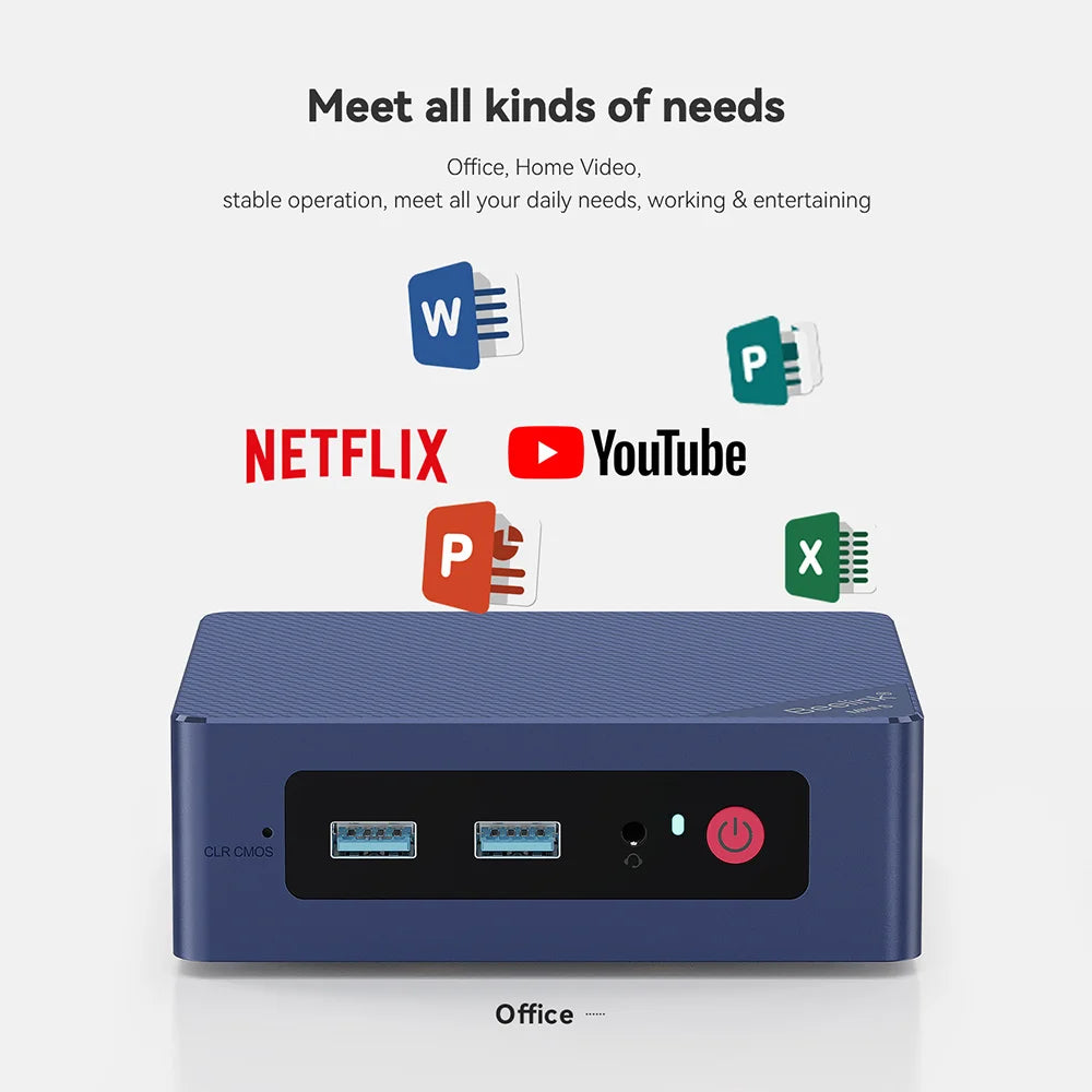 Beelink Mini S13 Mini PC – Intel N150, 16GB DDR4, 500GB SSD, 3200MHz, Windows 11