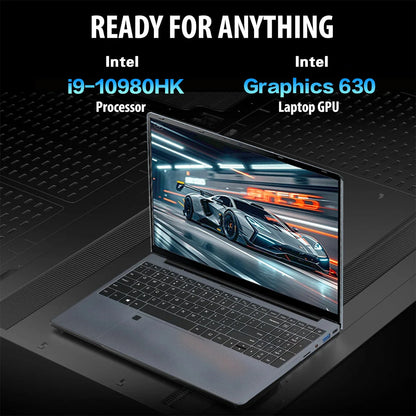 2026 Laptop 15.6" — Intel i9-10980HK, 16GB RAM, Up to 2TB SSD, Fingerprint Unlock, Windows 11 Pro