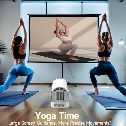 Magcubic HY300 Pro+ Portable Projector – 8000 Lumens, 720P, Android 14, WiFi 6, BT5.4, 5W Speaker
