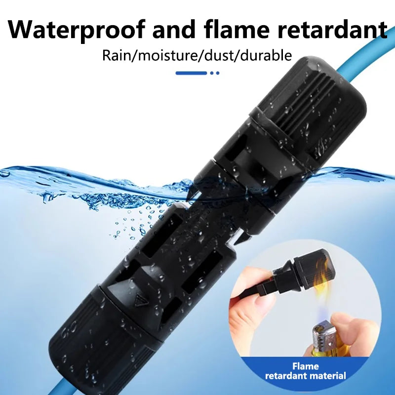 Solar Panel Connector Kit 1000V 30A – PV MC4 Connectors 2.5/4/6mm²