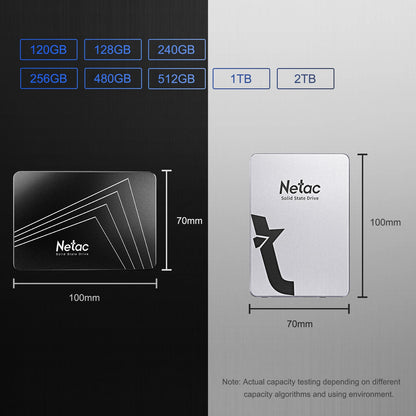 Netac 2.5" SATA3 SSD | 128GB to 4TB | Internal Solid State Drive | Laptop & Desktop Upgrade