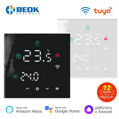 Beok Tuya Smart WiFi Thermostat for Electric & Gas Heating