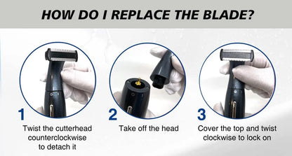Intimate Areas Precision Shaver & Trimmer – Bikini Line, Pubic Hair & Beard Clipper for Men