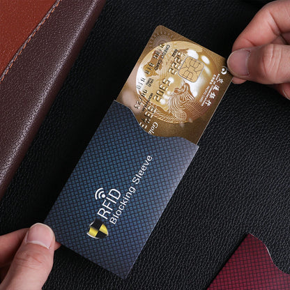 RFID Blocking Card Sleeve Protectors – 5 Pack